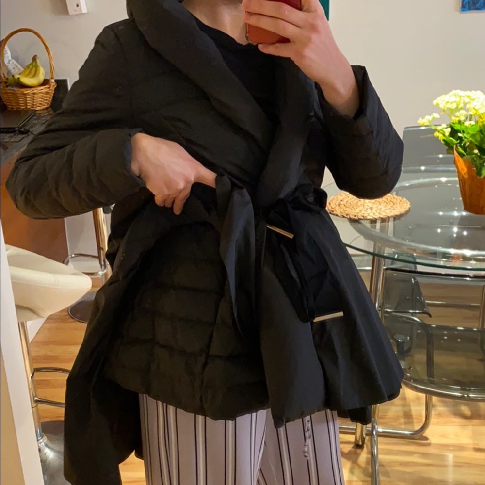 Amazing Black Down Puffer Jacket - image 3